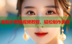 自制水蜜桃视频教程，轻松制作美食