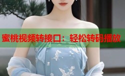 蜜桃视频转接口：轻松转码播放
