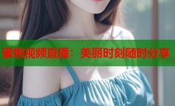 蜜桃视频直播：美丽时刻随时分享