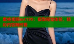 蜜桃视频mt199：极致视觉体验，精彩内容随时看