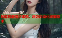 智能机器摘水蜜桃，高效自动化采摘技术