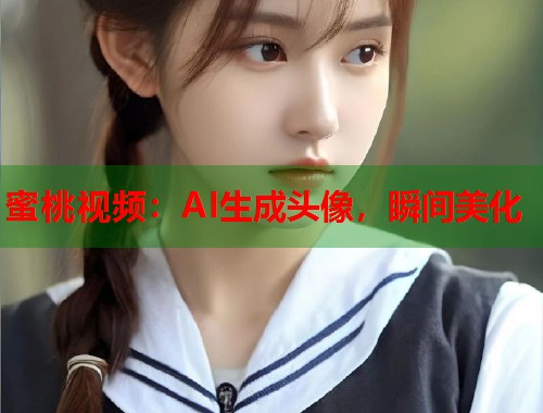 蜜桃视频：AI生成头像，瞬间美化  第2张
