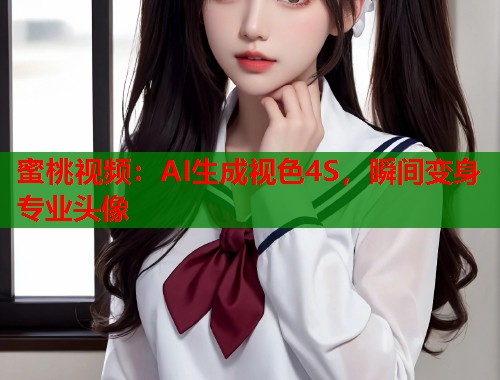 蜜桃视频：AI生成视色4S，瞬间变身专业头像  第1张